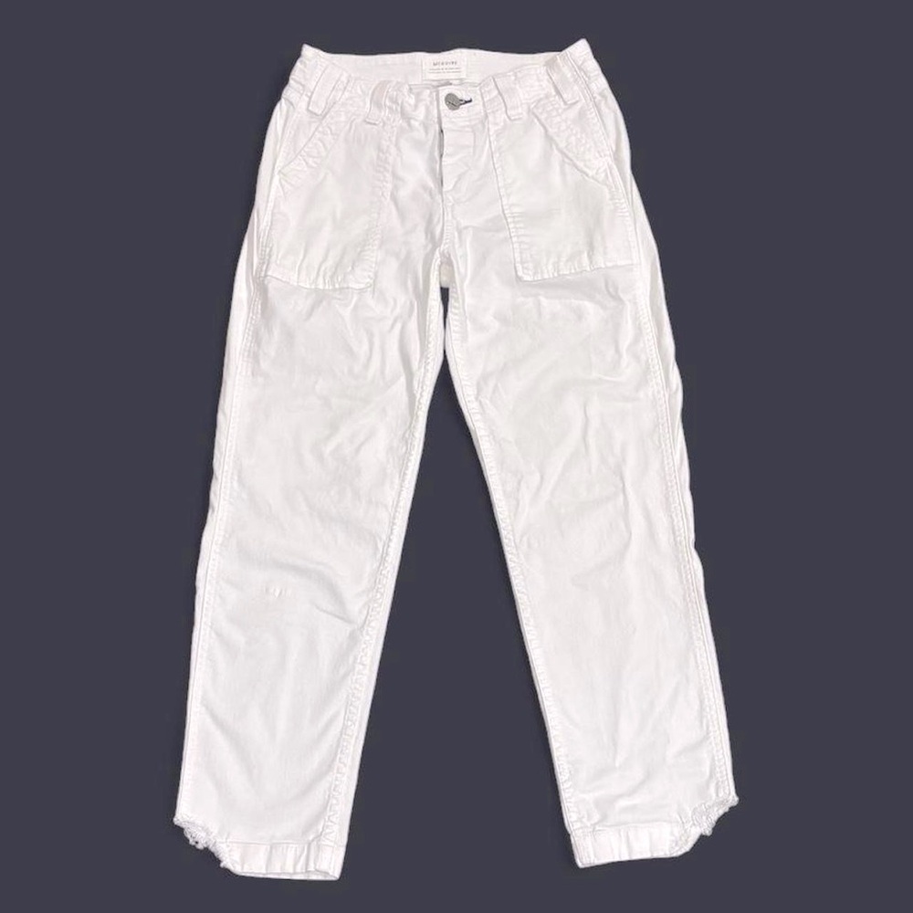 $270 McGuire Utility Jeans in White